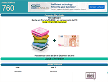 Tablet Screenshot of passatempos760.com
